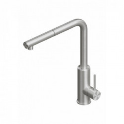 Quadrodesign 669 AS - Miscelatore Design, Acciaio Inox AISI316L, Canna Girevole