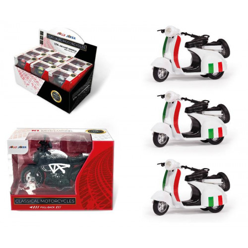 SCOOTER ITALIA 1:14 ASS.TO 18 PZ. (1 MODELLO)