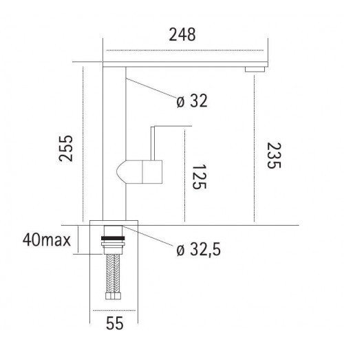 Rubinetterie Magistro 327.10 CR - Miscelatore...