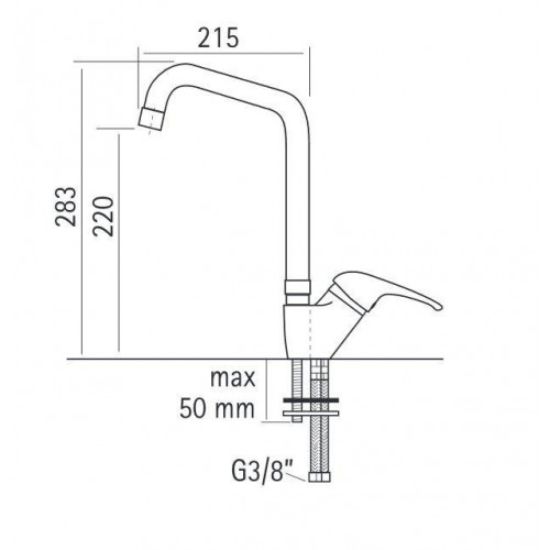 Rubinetterie Magistro 33.17ST CR - Miscelatore...