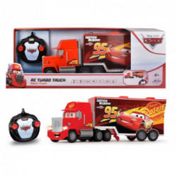 RC Cars Turbo Mack Truck in scala 1:24, 3 canali, 2,4GHz, luci e suoni, rimorchio removibile a comando, portellone apribile
