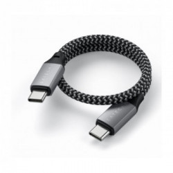 CAVO USB-C A USB-C 25CM - SPACE GRAY
