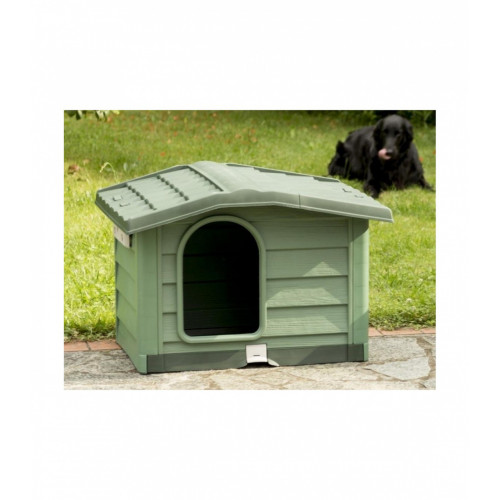 Bama - Cuccia per Cani, Bungalow Verde 89x75x62