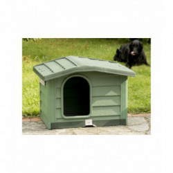 Bama - Cuccia per Cani, Bungalow Verde 89x75x62