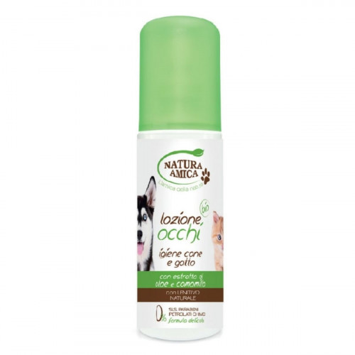 Natura Amica - Lozione Occhi, Cani e Gatti, 100 ML