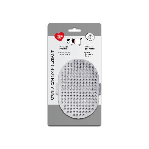 Magic Pet - Guanto-Spazzola Striglia Nodi per...