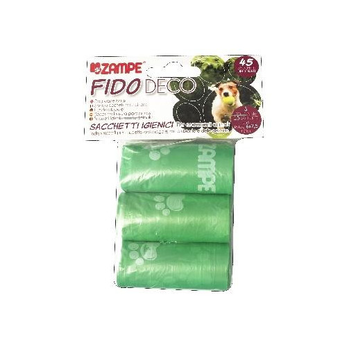 Zampe - Sacchetti Cane, 3 Rotoli, 15 PZ