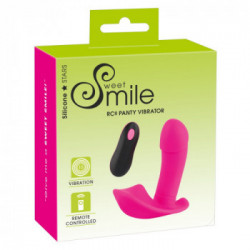 Sweet Smile Remote Controlled Panty Vibrator - Vibratore Punto G con Stimolazione del Clitoride, Telecomando, Ricaricabile