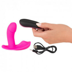 Sweet Smile Remote Controlled Panty Vibrator - Vibratore Punto G con Stimolazione del Clitoride, Telecomando, Ricaricabile
