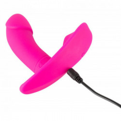 Sweet Smile Remote Controlled Panty Vibrator - Vibratore Punto G con Stimolazione del Clitoride, Telecomando, Ricaricabile