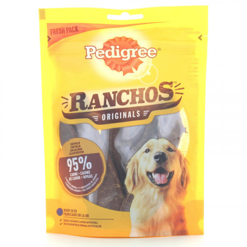Pedigree Cane Snack Ranchos Pollo 70 Gr.