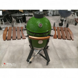 LAST STOCK - Giabri Barbecue Kamado Verde Ø 45.7 cm Griglia Ghisa