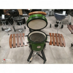 LAST STOCK - Giabri Barbecue Kamado Verde Ø 45.7 cm Griglia Ghisa