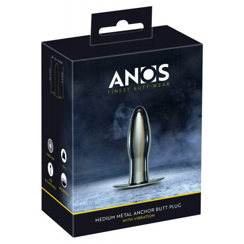 ANOS Medium Metal Anchor Butt - Plug Anale...