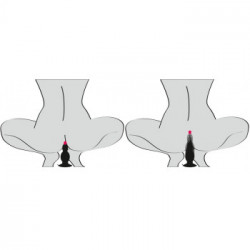 Black Velvets Bouncing - Plug Anale in Silicone