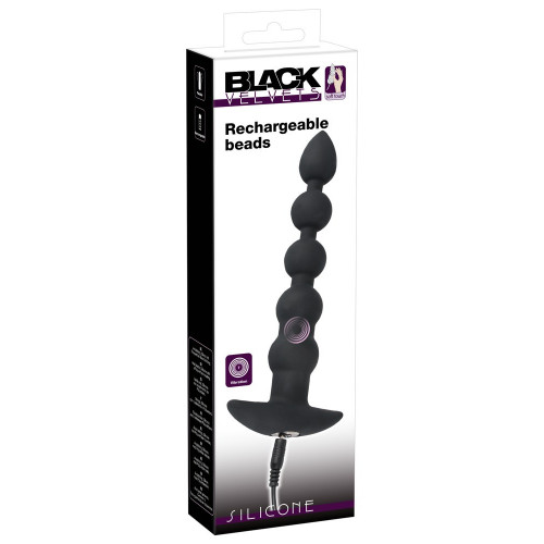 Black Velvets Rechargeable Bea - Catena Anale a...