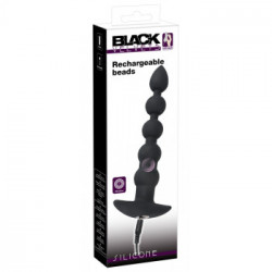 Black Velvets Rechargeable Bea - Catena Anale a Sfere con Vibrazione, 7 MOD di Vibrazione, Splashproof, Ricaricabile