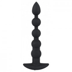 Black Velvets Rechargeable Bea - Catena Anale a Sfere con Vibrazione, 7 MOD di Vibrazione, Splashproof, Ricaricabile