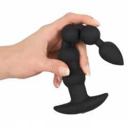 Black Velvets Rechargeable Bea - Catena Anale a Sfere con Vibrazione, 7 MOD di Vibrazione, Splashproof, Ricaricabile