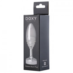 Doxy Butt Plug Ribbed - Plug Anale in Alluminio