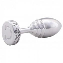 Doxy Butt Plug Ribbed - Plug Anale in Alluminio