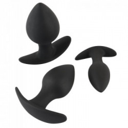 Black Velvets Anal Trainer Set - Set da 3 Plug Anali in Silicone