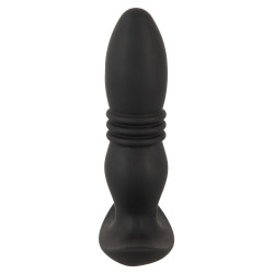 ANOS RC Thrusting Massager - Plug Anale con Vibrazione, Funzione Shock, Telecomando, Ricaricabile