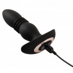ANOS RC Thrusting Massager - Plug Anale con Vibrazione, Funzione Shock, Telecomando, Ricaricabile