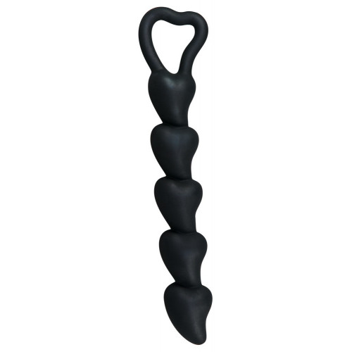 Black Velvet Anal Beads - Catena Anale in Silicone