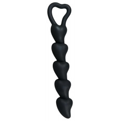 Black Velvet Anal Beads - Catena Anale in Silicone