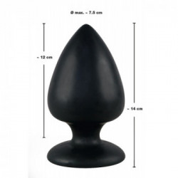 Black Velvets Butt Plug Large - Plug Anale in Silicone