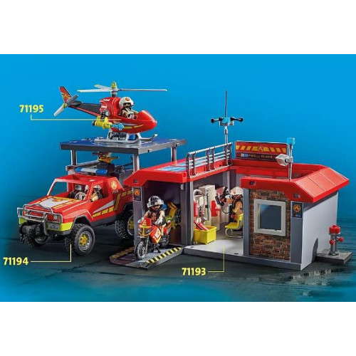 Playmobil City Action Take Along Fire Station