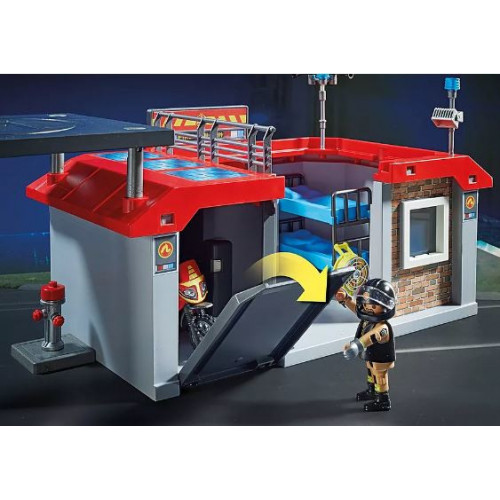 Playmobil City Action Take Along Fire Station