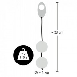 Bad Kitty Metal Love Balls - Sfere Vaginali Metalliche