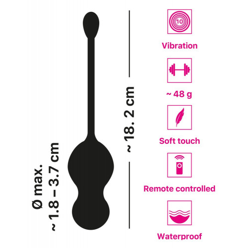 Training Pleasure Balls RC Duo Love Balls -...