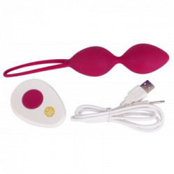 Lust Love Balls Black - Sfere Vaginali Vibranti, Telecomando, Splashproof, Ricaricabile