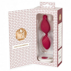 Lust Love Balls Black - Sfere Vaginali Vibranti, Telecomando, Splashproof, Ricaricabile