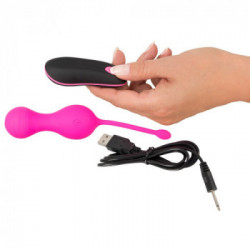 Sweet Smile RC Love Balls - Sfere Vaginali Vibranti, 10 MOD di Vibrazione,Telecomando, Impermeabili, Ricaricabili