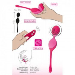 Sweet Smile Remote Controlled - Sfere VaginaliVibranti, 7 MOD di Vibrazione, Ricaricabili