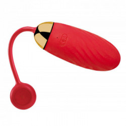 Swakom Ella Red - Uovo Vibrante, Telecomando, Splashproof, Ricaricabile