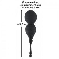 Inflatable Love Balls - Sfere Vaginali con Vibrazione, Telecomnado, Gonfiabili, Ricaricabili