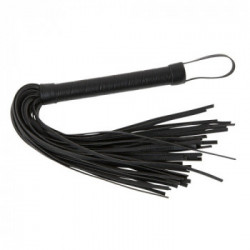 Bad Kitty Mini Flogger - Frustino Nero, 38 cm