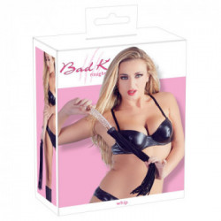 Bad Kitty Flogger Glass - Frustino + Dildo in Vetro