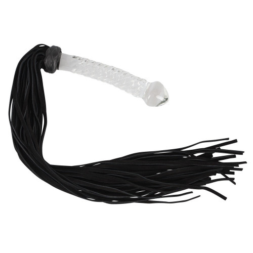 Bad Kitty Flogger Glass - Frustino + Dildo in...