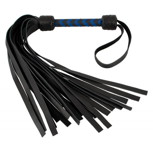 Zado Leather Flogger Black/Royal - Frusta in...