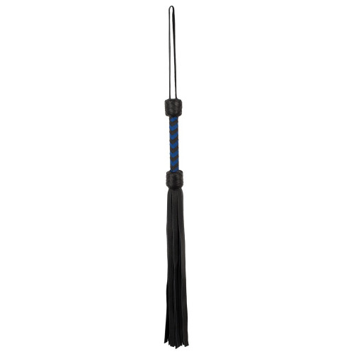 Zado Leather Flogger Black/Royal - Frusta in...