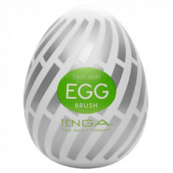 Tenga Egg Brush Single - Masturbatore Monouso, Senza Vibrazione