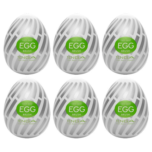 Tenga Egg Brush 6 pcs - Set di Masturbatori...