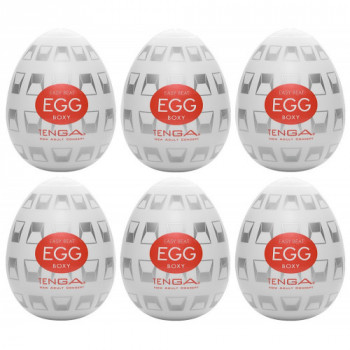Tenga Egg Boxy 6 pcs - Set...