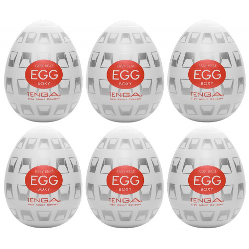 Tenga Egg Boxy 6 pcs - Set di Masturbatori...
